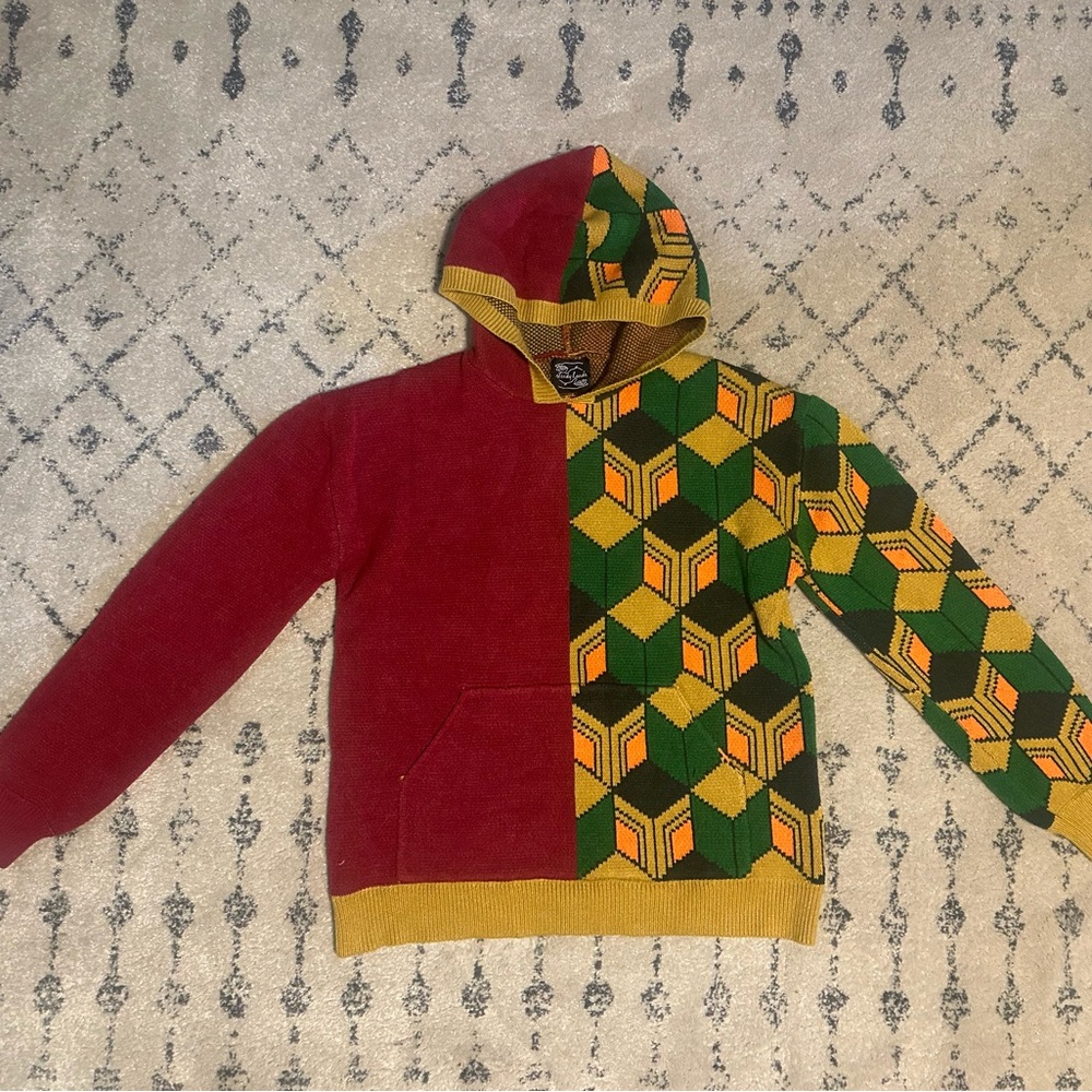 Steady Hands Colorful Geometric Hoodie